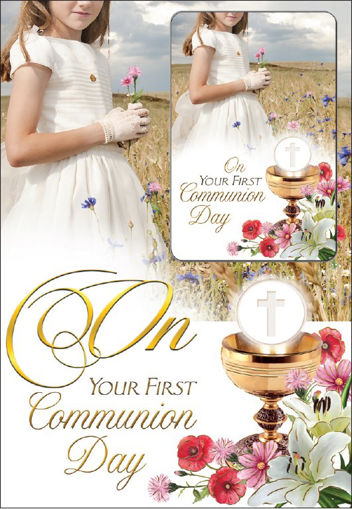 Picture of ON YOUR FIRST COMMUNION DAY CARD GIRL